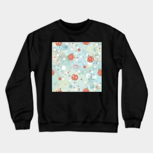 Ornament Pattern Crewneck Sweatshirt